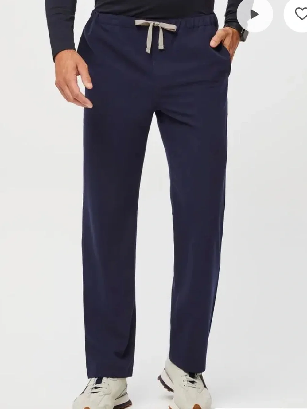 NWT Figs Men’s Pisco scrub pants navy large